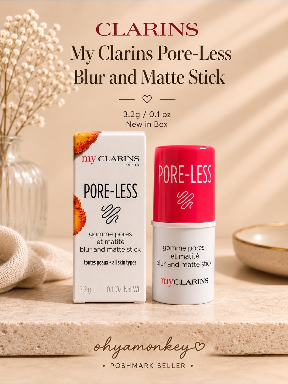 Clarins Pore-Less Blur & Matte Stick